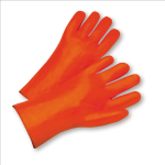 West Chester 1027OR Safety Orange Smooth PVC 12" Gauntlet